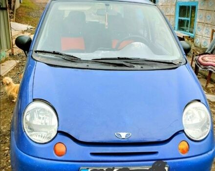 Синий Дэу Матиз, объемом двигателя 8 л и пробегом 211 тыс. км за 1066 $, фото 1 на Automoto.ua