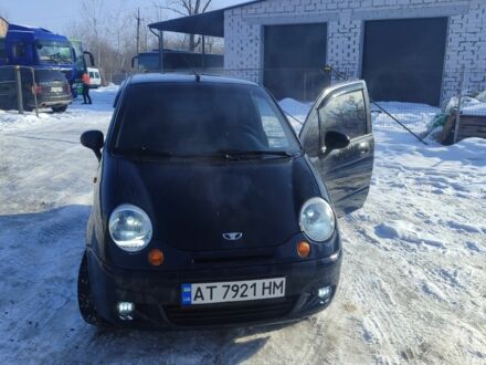 Синий Дэу Матиз, объемом двигателя 0.8 л и пробегом 140 тыс. км за 2000 $, фото 1 на Automoto.ua
