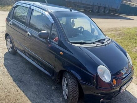 Синий Дэу Матиз, объемом двигателя 1 л и пробегом 200 тыс. км за 1300 $, фото 1 на Automoto.ua