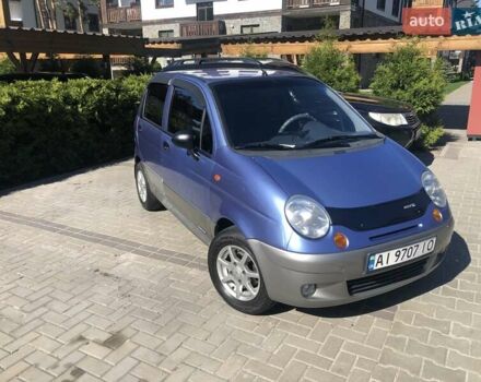 Синий Дэу Матиз, объемом двигателя 1 л и пробегом 95 тыс. км за 2850 $, фото 1 на Automoto.ua