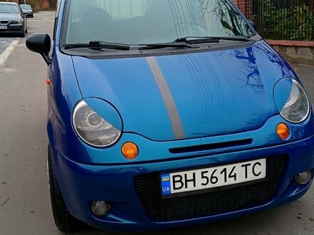 Синий Дэу Матиз, объемом двигателя 0.8 л и пробегом 130 тыс. км за 3000 $, фото 1 на Automoto.ua