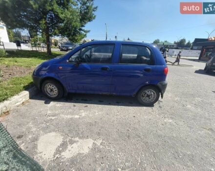 Синий Дэу Матиз, объемом двигателя 0.8 л и пробегом 88 тыс. км за 1494 $, фото 1 на Automoto.ua