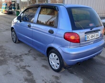 Синий Дэу Матиз, объемом двигателя 0.8 л и пробегом 105 тыс. км за 1700 $, фото 1 на Automoto.ua