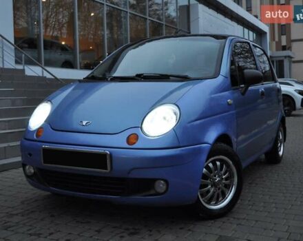 Синий Дэу Матиз, объемом двигателя 0.8 л и пробегом 167 тыс. км за 2700 $, фото 1 на Automoto.ua