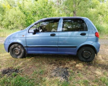 Синий Дэу Матиз, объемом двигателя 0.8 л и пробегом 130 тыс. км за 3100 $, фото 1 на Automoto.ua
