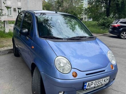 Синий Дэу Матиз, объемом двигателя 0.8 л и пробегом 155 тыс. км за 3150 $, фото 1 на Automoto.ua