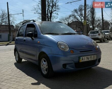 Синий Дэу Матиз, объемом двигателя 0.8 л и пробегом 73 тыс. км за 3200 $, фото 1 на Automoto.ua