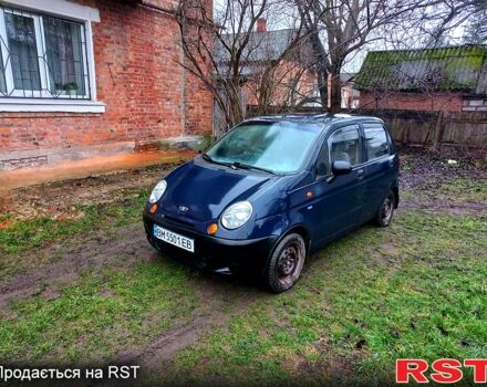 Синий Дэу Матиз, объемом двигателя 0.8 л и пробегом 106 тыс. км за 1650 $, фото 1 на Automoto.ua