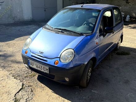 Деу Матіз 2007 у Дніпро (Дніпропетровську) на Automoto.ua Синій Деу Матіз, об'ємом двигуна 0.8 л та пробігом 100 тис. км за 1499 $, фото 1 на Automoto.ua