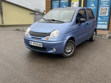 Синій Деу Матіз, об'ємом двигуна 0.8 л та пробігом 74 тис. км за 2750 $, фото 1 на Automoto.ua