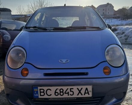 Синий Дэу Матиз, объемом двигателя 0.8 л и пробегом 105 тыс. км за 1650 $, фото 1 на Automoto.ua