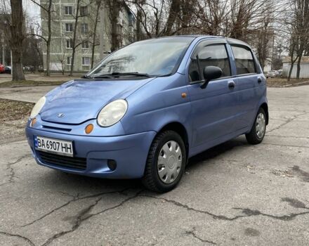 Синий Дэу Матиз, объемом двигателя 0.8 л и пробегом 120 тыс. км за 1800 $, фото 1 на Automoto.ua