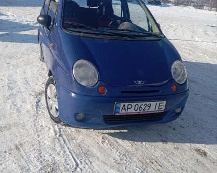 Синий Дэу Матиз, объемом двигателя 0.8 л и пробегом 150 тыс. км за 1272 $, фото 1 на Automoto.ua