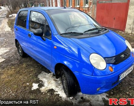 Синий Дэу Матиз, объемом двигателя 0.8 л и пробегом 120 тыс. км за 3500 $, фото 1 на Automoto.ua