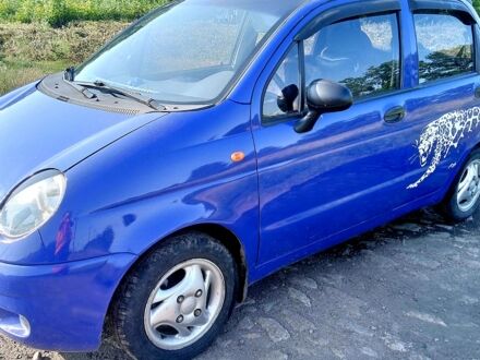 Синий Дэу Матиз, объемом двигателя 0.8 л и пробегом 88 тыс. км за 3700 $, фото 1 на Automoto.ua