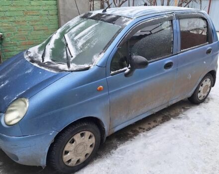 Синий Дэу Матиз, объемом двигателя 0.8 л и пробегом 124 тыс. км за 1594 $, фото 1 на Automoto.ua