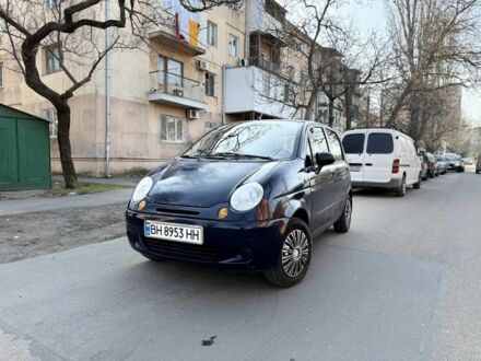 Синий Дэу Матиз, объемом двигателя 0.8 л и пробегом 62 тыс. км за 1300 $, фото 1 на Automoto.ua