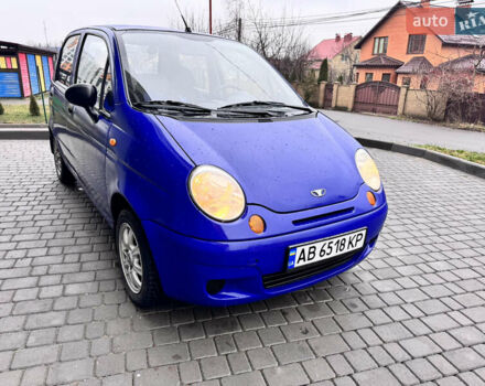 Синий Дэу Матиз, объемом двигателя 0.8 л и пробегом 186 тыс. км за 2200 $, фото 1 на Automoto.ua