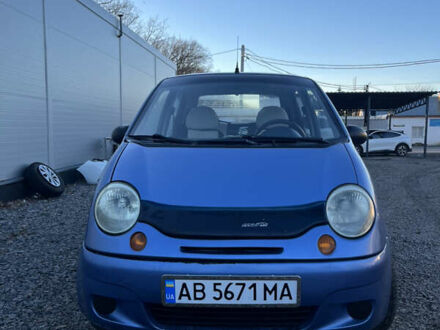 Синий Дэу Матиз, объемом двигателя 0.8 л и пробегом 100 тыс. км за 2600 $, фото 1 на Automoto.ua