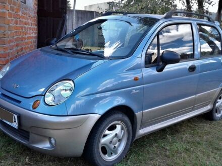 Синий Дэу Матиз, объемом двигателя 1 л и пробегом 74 тыс. км за 3100 $, фото 1 на Automoto.ua