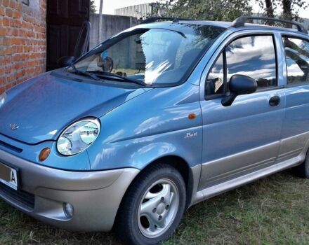 Синій Деу Матіз, об'ємом двигуна 1 л та пробігом 74 тис. км за 3100 $, фото 1 на Automoto.ua