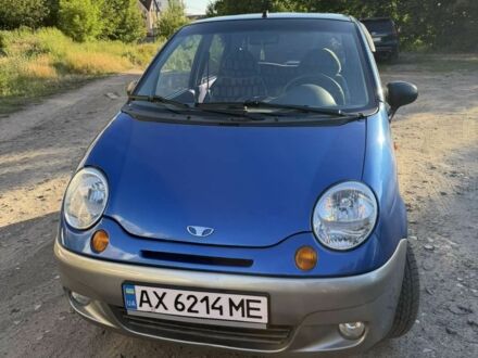 Синий Дэу Матиз, объемом двигателя 1 л и пробегом 1 тыс. км за 2724 $, фото 1 на Automoto.ua