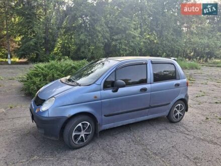 Дэу Матиз 2008 в Славянске на Automoto.ua Синий Дэу Матиз, объемом двигателя 0.8 л и пробегом 167 тыс. км за 2000 $, фото 1 на Automoto.ua