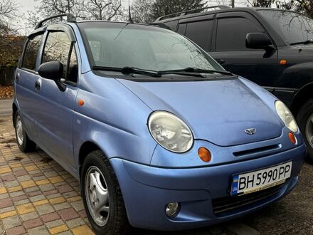 Синий Дэу Матиз, объемом двигателя 0.8 л и пробегом 175 тыс. км за 2300 $, фото 1 на Automoto.ua