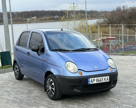 Синий Дэу Матиз, объемом двигателя 0.8 л и пробегом 129 тыс. км за 2450 $, фото 1 на Automoto.ua