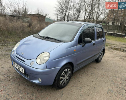 Синий Дэу Матиз, объемом двигателя 0.8 л и пробегом 85 тыс. км за 2200 $, фото 1 на Automoto.ua