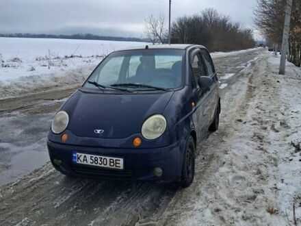 Синий Дэу Матиз, объемом двигателя 0.8 л и пробегом 320 тыс. км за 1990 $, фото 1 на Automoto.ua