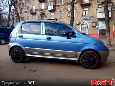 Синій Деу Матіз, об'ємом двигуна 1 л та пробігом 44 тис. км за 3300 $, фото 1 на Automoto.ua