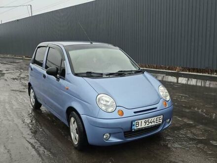 Синий Дэу Матиз, объемом двигателя 1 л и пробегом 150 тыс. км за 2050 $, фото 1 на Automoto.ua