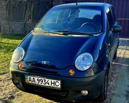 Синий Дэу Матиз, объемом двигателя 0.8 л и пробегом 198 тыс. км за 3300 $, фото 1 на Automoto.ua