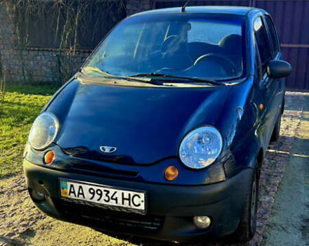 Синий Дэу Матиз, объемом двигателя 0.8 л и пробегом 198 тыс. км за 2700 $, фото 1 на Automoto.ua