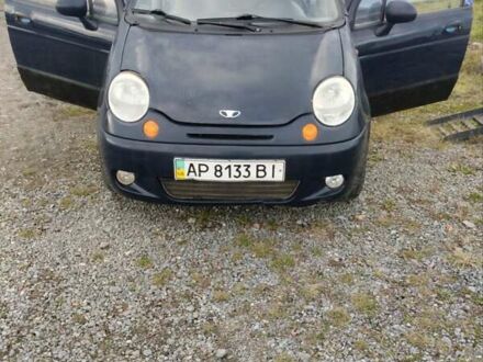 Синий Дэу Матиз, объемом двигателя 0.8 л и пробегом 84 тыс. км за 1750 $, фото 1 на Automoto.ua