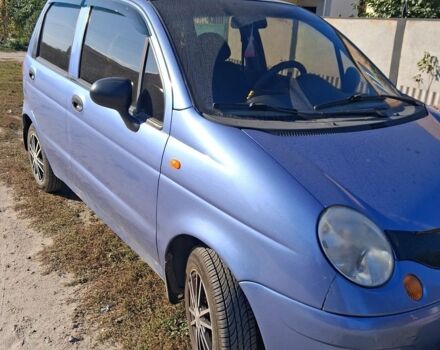 Синій Деу Матіз, об'ємом двигуна 0.8 л та пробігом 110 тис. км за 3200 $, фото 1 на Automoto.ua