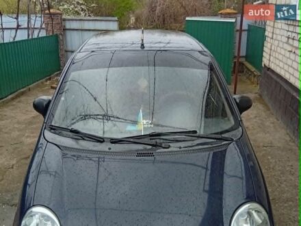 Синий Дэу Матиз, объемом двигателя 0.8 л и пробегом 92 тыс. км за 2000 $, фото 1 на Automoto.ua