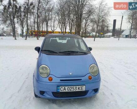 Синий Дэу Матиз, объемом двигателя 0.8 л и пробегом 104 тыс. км за 3150 $, фото 1 на Automoto.ua