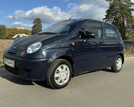 Синий Дэу Матиз, объемом двигателя 0.8 л и пробегом 84 тыс. км за 3500 $, фото 1 на Automoto.ua