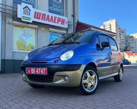 Синий Дэу Матиз, объемом двигателя 1 л и пробегом 135 тыс. км за 2847 $, фото 1 на Automoto.ua