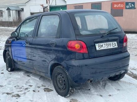 Деу Матіз 2008 у Ромнах на Automoto.ua Синій Деу Матіз, об'ємом двигуна 0.8 л та пробігом 105 тис. км за 2900 $, фото 1 на Automoto.ua