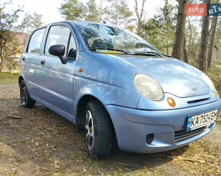Синій Деу Матіз, об'ємом двигуна 0.8 л та пробігом 130 тис. км за 2400 $, фото 1 на Automoto.ua