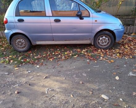 Синій Деу Матіз, об'ємом двигуна 0.8 л та пробігом 240 тис. км за 600 $, фото 1 на Automoto.ua