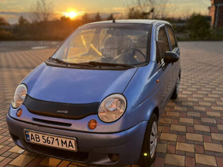 Синий Дэу Матиз, объемом двигателя 0.8 л и пробегом 108 тыс. км за 2000 $, фото 1 на Automoto.ua