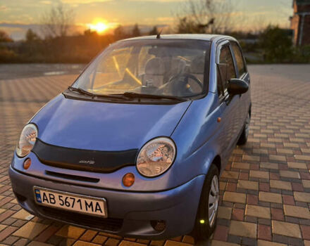 Синий Дэу Матиз, объемом двигателя 0.8 л и пробегом 108 тыс. км за 2000 $, фото 1 на Automoto.ua