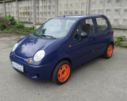 Синий Дэу Матиз, объемом двигателя 1 л и пробегом 130 тыс. км за 1599 $, фото 1 на Automoto.ua