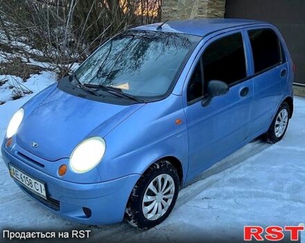 Синий Дэу Матиз, объемом двигателя 0.8 л и пробегом 1200 тыс. км за 2100 $, фото 1 на Automoto.ua