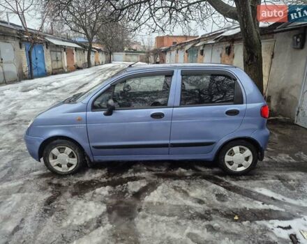 Синий Дэу Матиз, объемом двигателя 0.8 л и пробегом 62 тыс. км за 3000 $, фото 1 на Automoto.ua