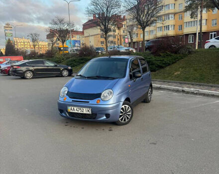 Синий Дэу Матиз, объемом двигателя 0.8 л и пробегом 124 тыс. км за 1999 $, фото 1 на Automoto.ua